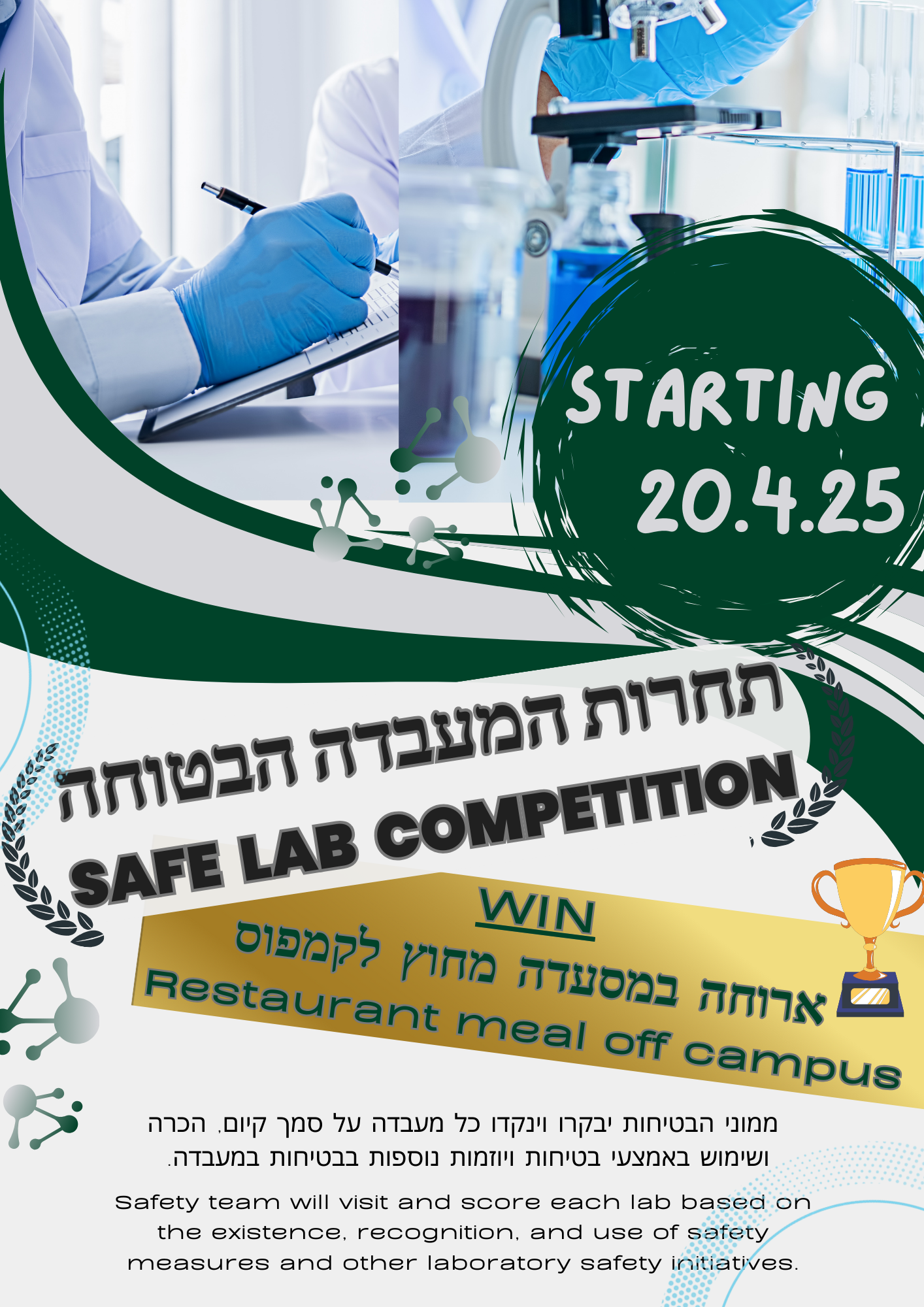 הכרזה על תחילת תחרות המעבדה הבטוחה